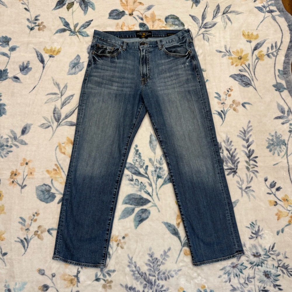 Lucky Brand Mens Classic 361 Vintage Straight Leg Denim Jeans 34x30